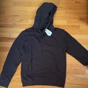 Prana Men’s Dark Brown/Gray Hoodie